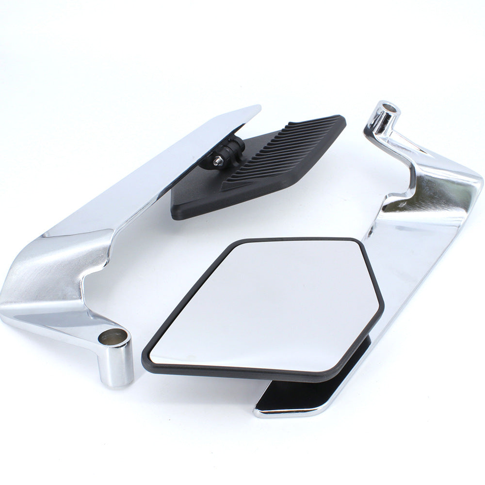 Motorcycle rearview mirror with modern, aerodynamic design Stornfield