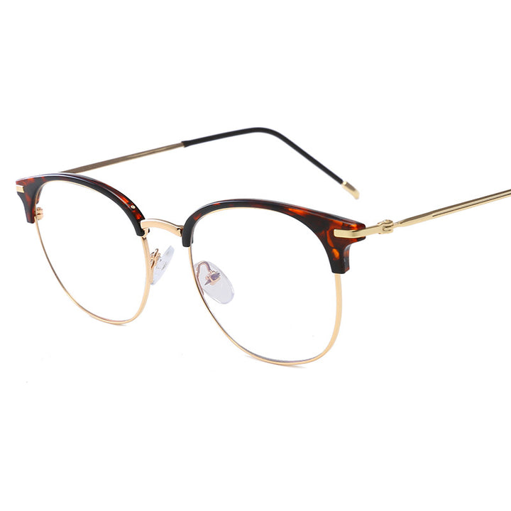 Women's fashionable cat-eye glasses with delicate metal frame Stornfield