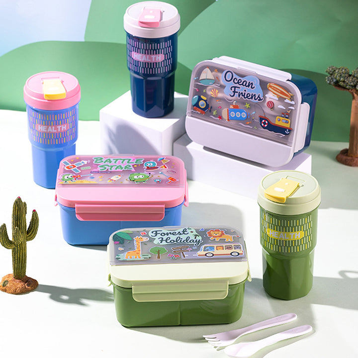 Multi-Compartment Food Serving Container