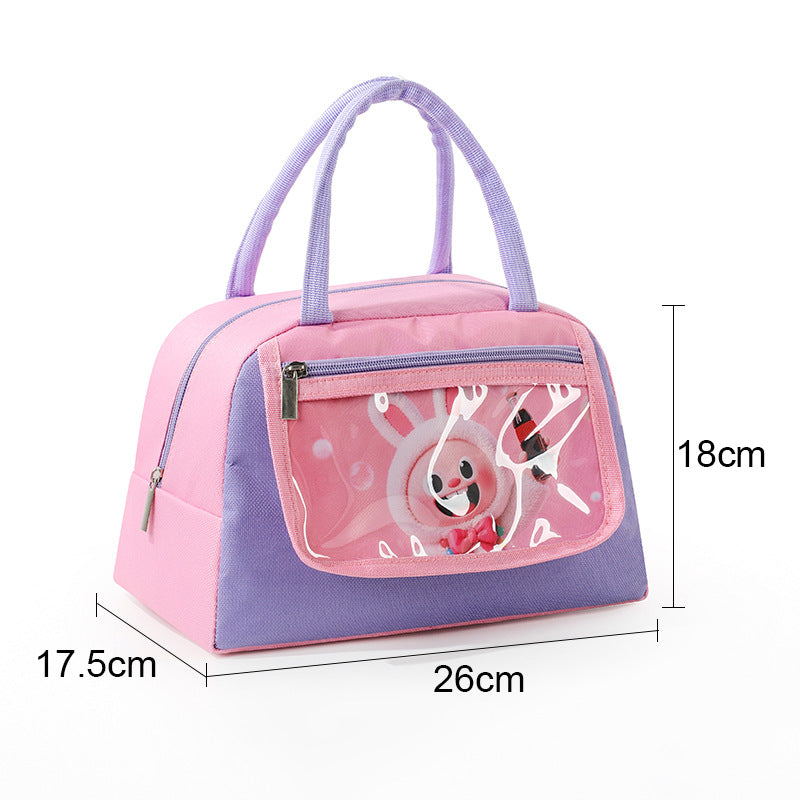 Cute Cat-Themed Insulated Lunch Carrier
