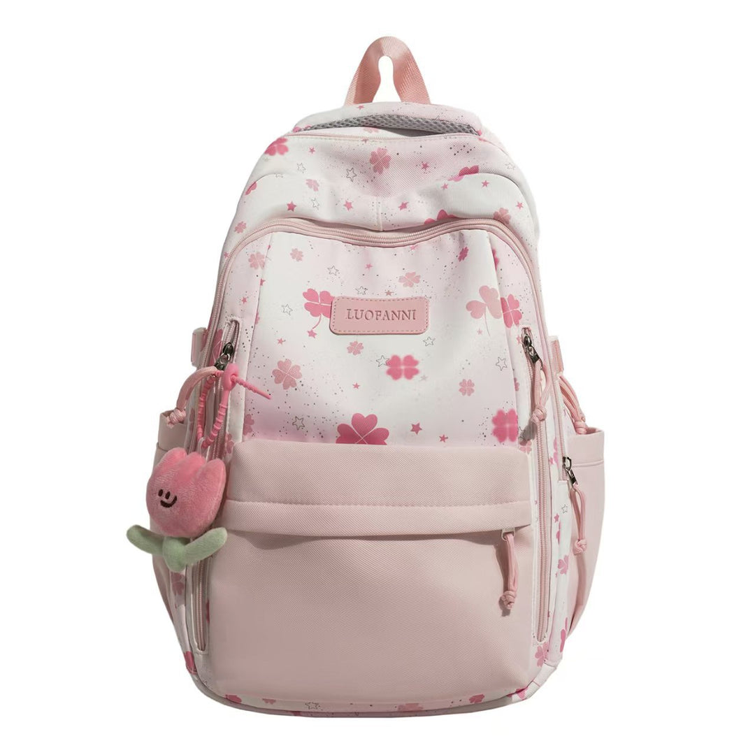 Versatile Floral Print Backpack Stornfield
