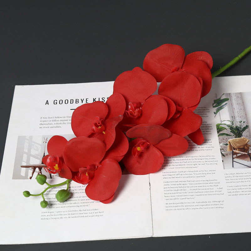 Realistic Faux Orchid Bouquet