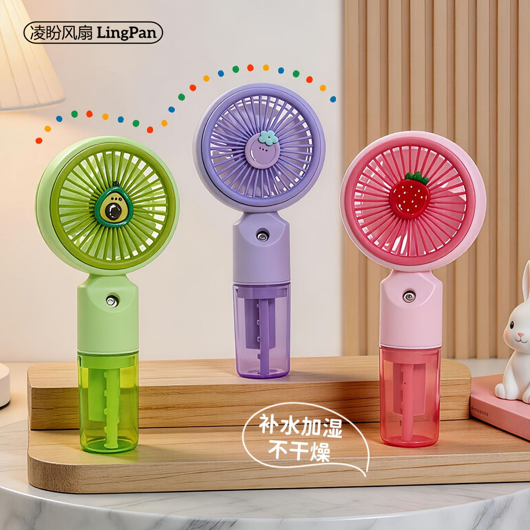Women's portable USB fan with spray function Stornfield