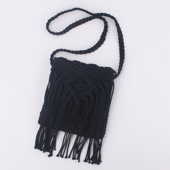 Hand-knotted fringe bag Stornfield