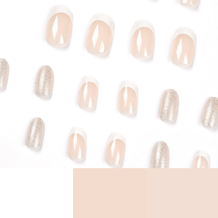 Artistic Nail Extensions with Elegant French Tip Stornfield