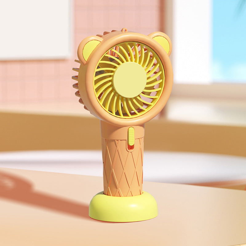 Women's Portable Mini Fan with Playful Animal Design Stornfield