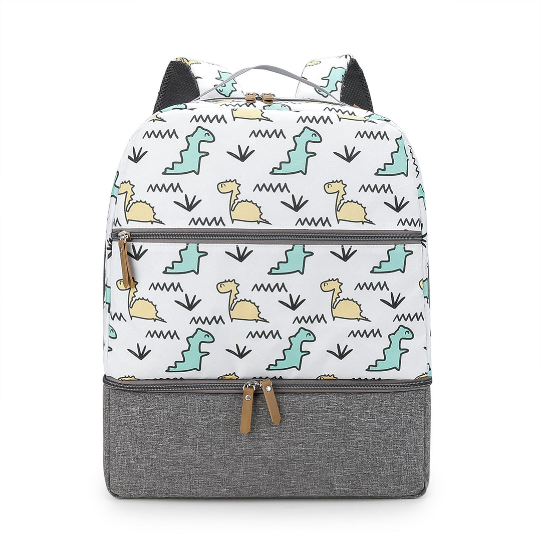 Backpack with Floral Pattern and Separate Compartment Stornfield