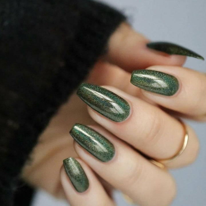 Glamorous Glitter Artificial Nails Stornfield