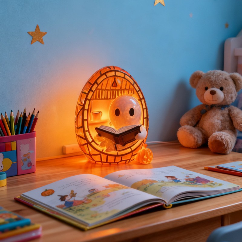 Decorative Halloween Ghost Reading Lamp Stornfield