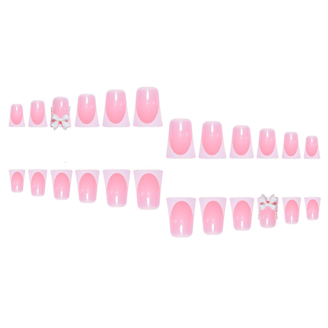 Designer Bow-Embellished Nail Art Extensions Stornfield