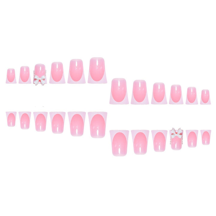 Designer Bow-Embellished Nail Art Extensions Stornfield