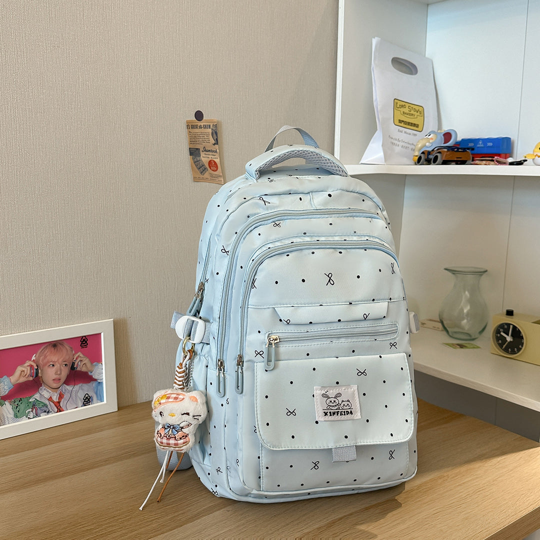 Multi-Pocket Patterned Backpack Stornfield