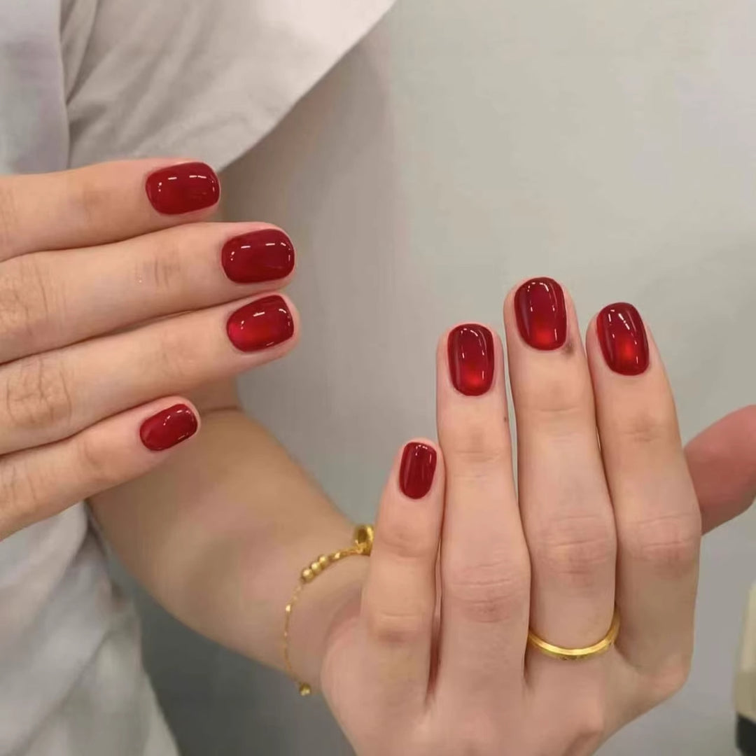 Shiny Gel Nail Extensions Stornfield