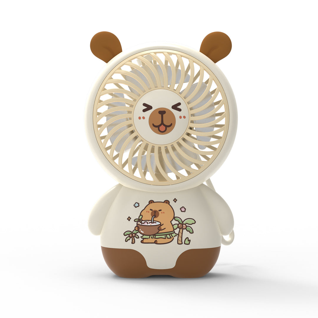 Unisex Portable Hand Fan in Cute Bear Design Stornfield