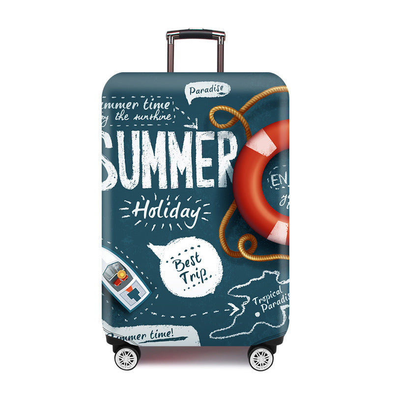 Ladies hard shell suitcase with elegant pattern print Stornfield