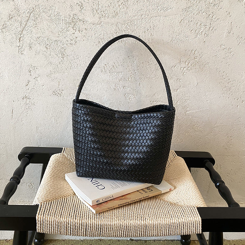 Woven Texture Tote Bag