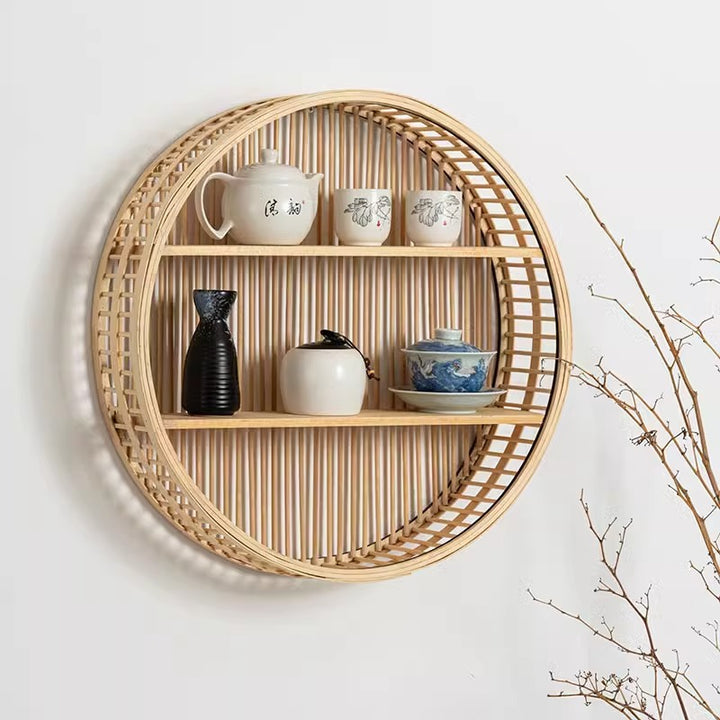 Handwoven storage basket for bathroom utensils Stornfield