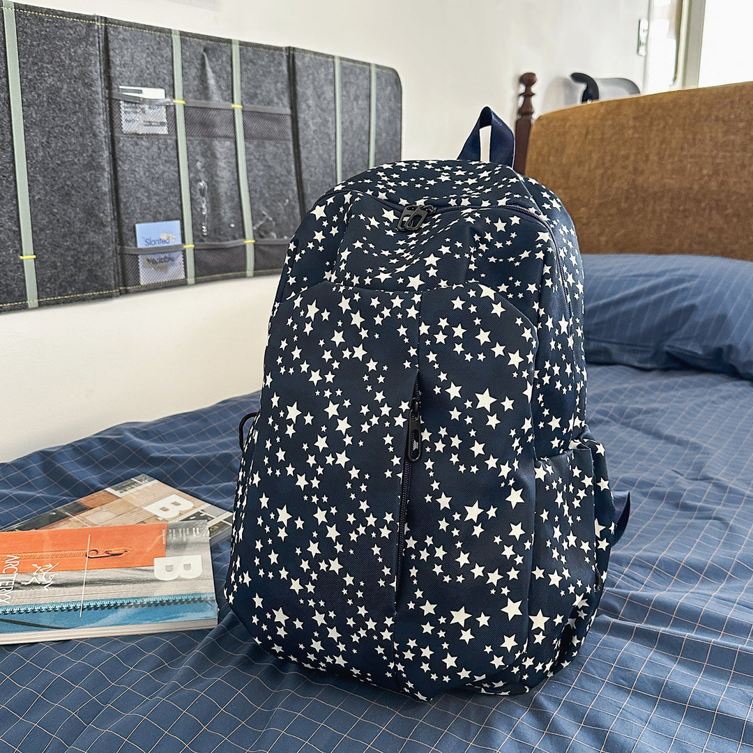 Casual Star-Patterned Backpack Stornfield 1791206130