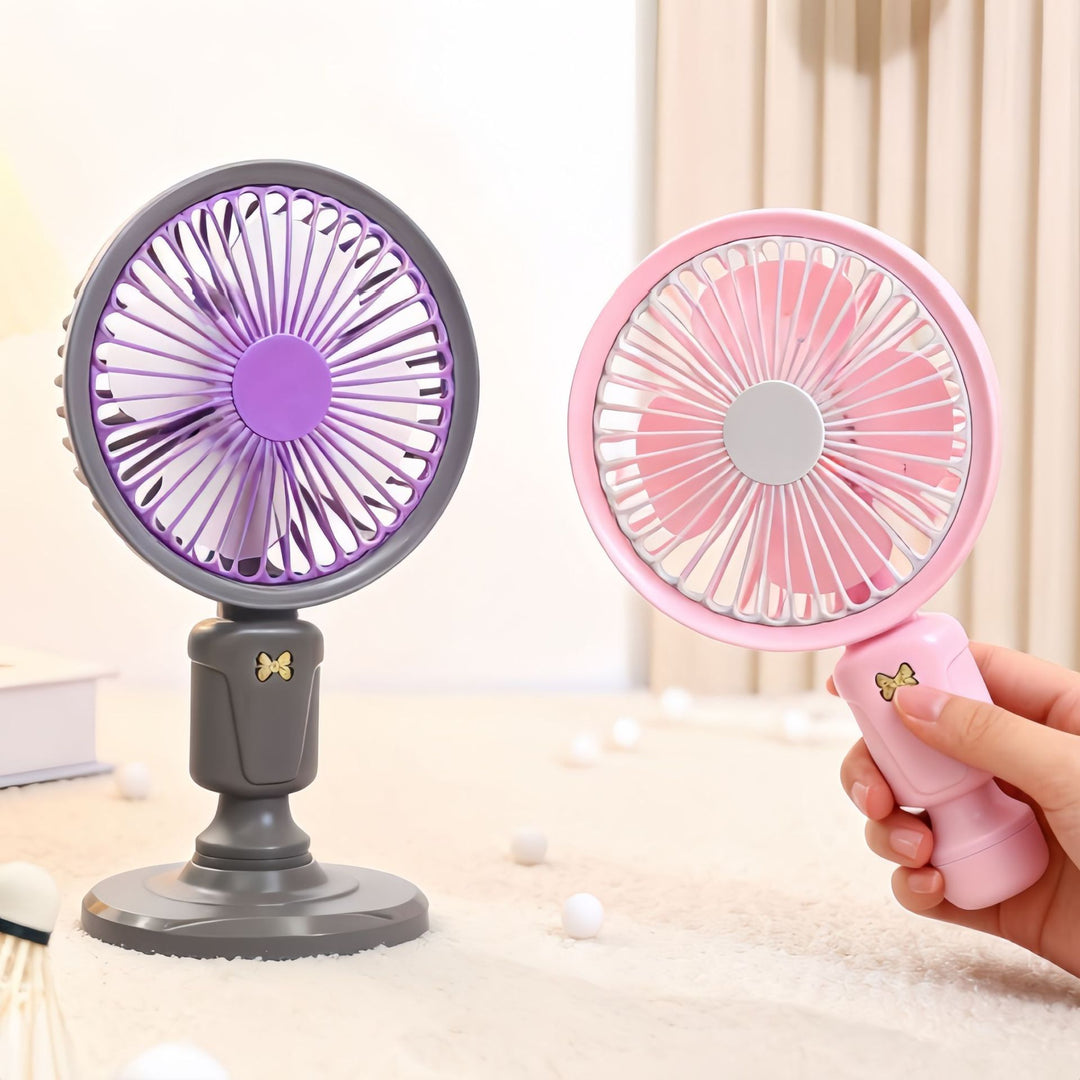 Ladies Portable Table Fan in Playful Design Stornfield