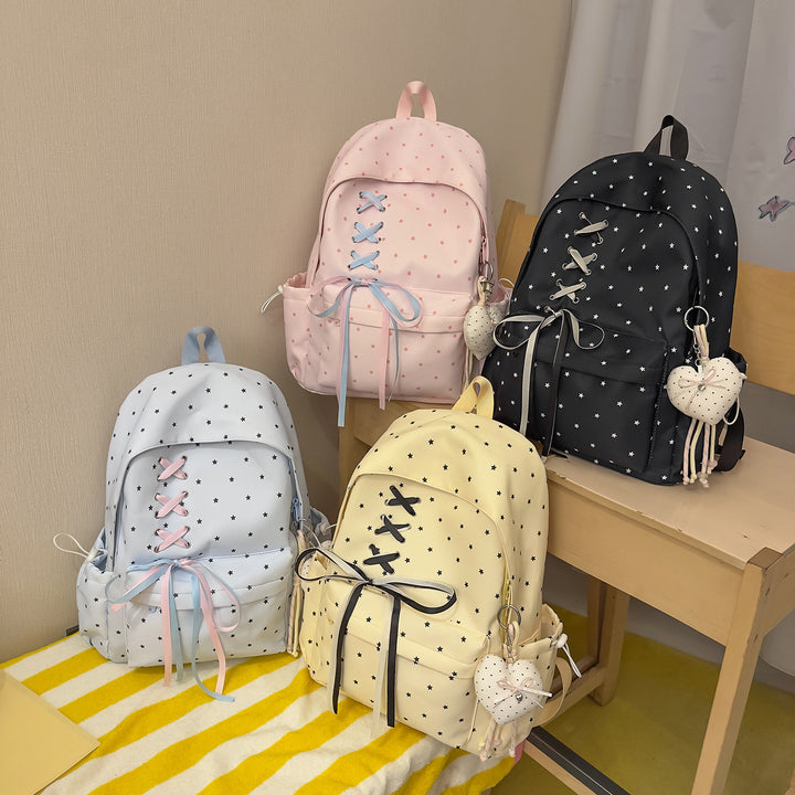 Charming Star-Embellished Backpack Stornfield