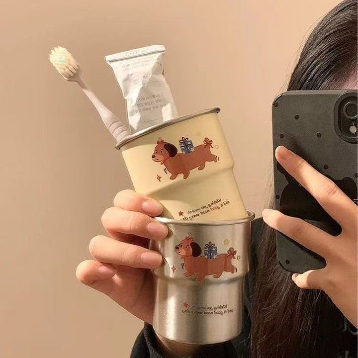 Toothbrush holder with cheerful dog design Stornfield