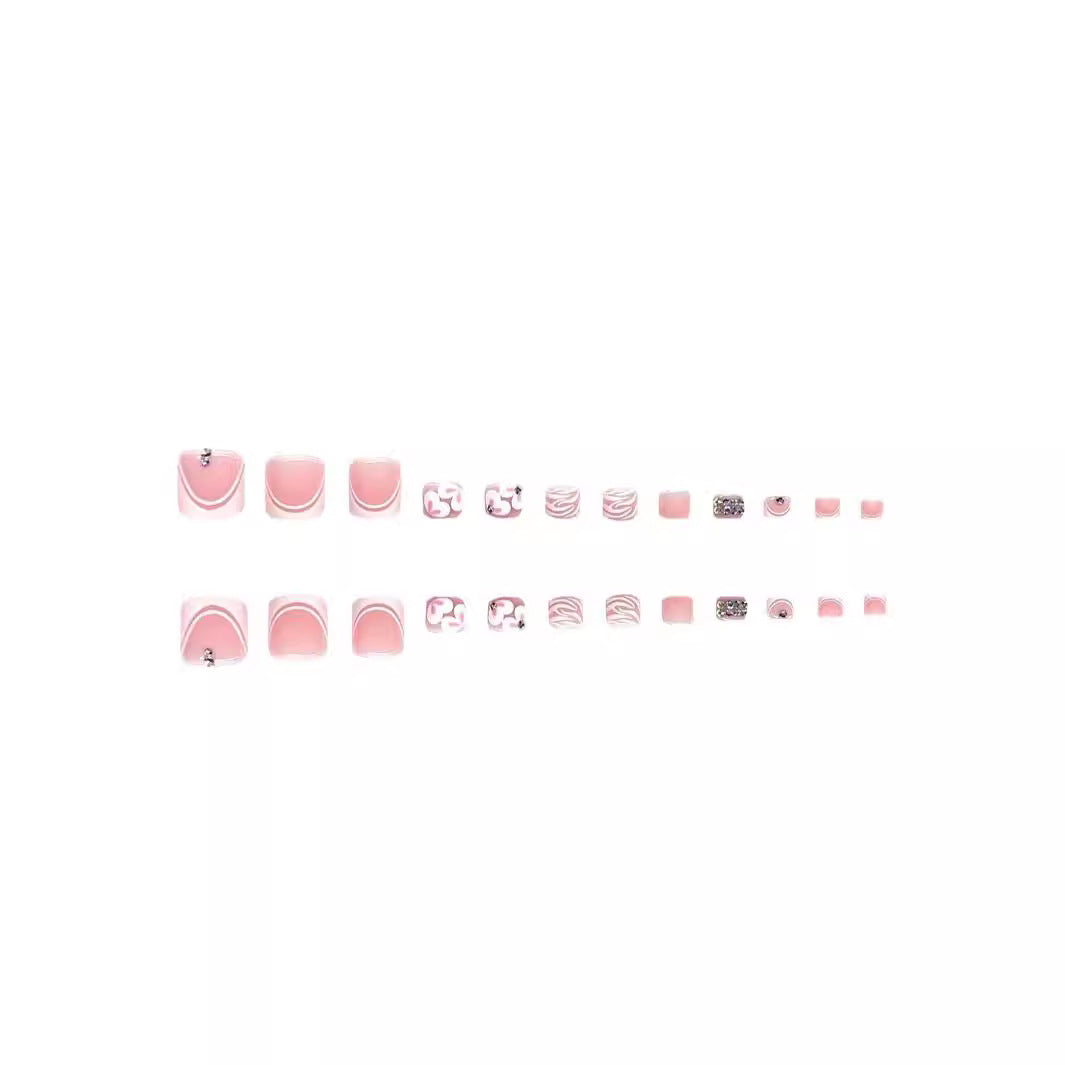 Elegant Decorative Acrylic Toe Nail Art Stornfield