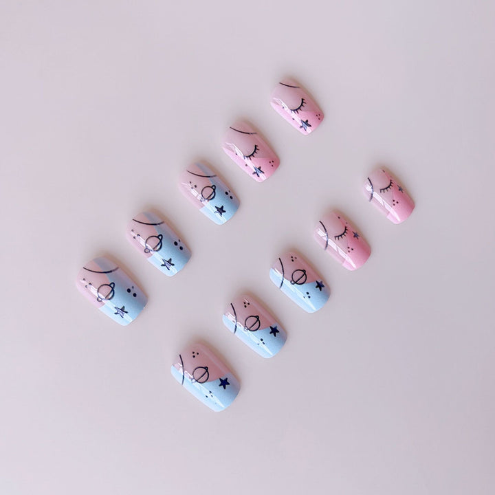Art nail set with artistic motifs Stornfield