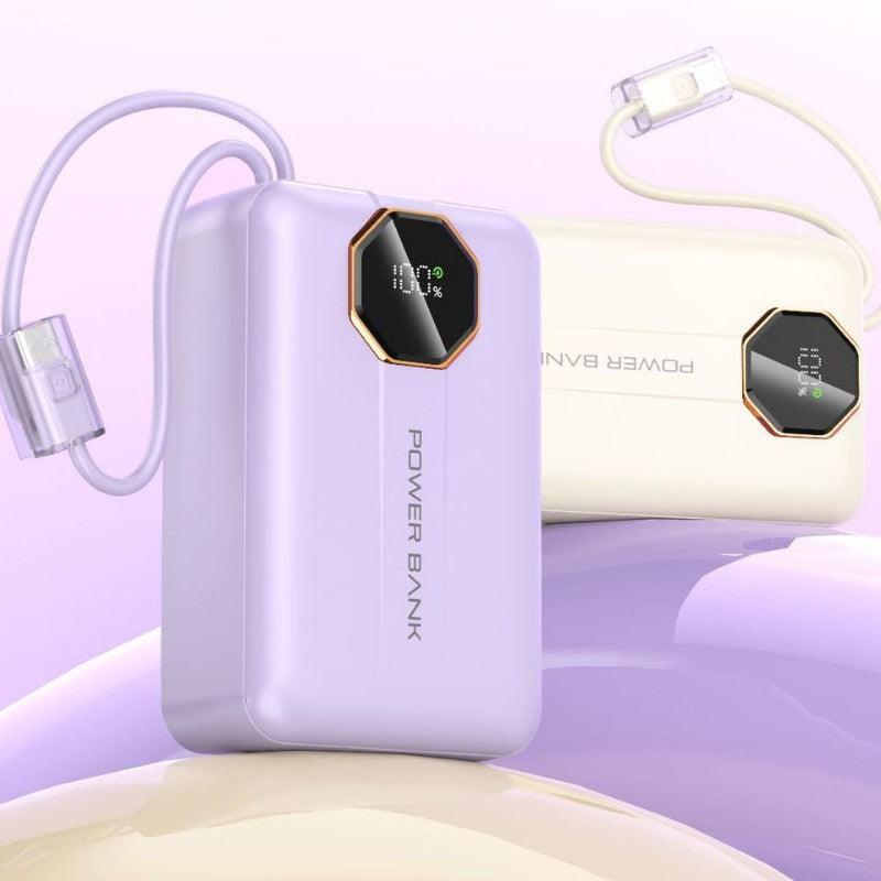 Portable power bank with integrated fast charging function and LED display Stornfield