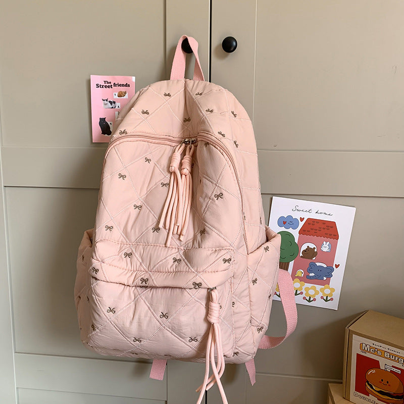 Quilted Playful Design Backpack Stornfield