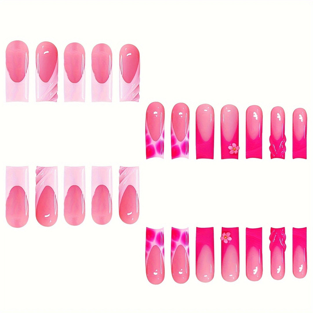 Artistic Floral 3D Press-On Nails Stornfield