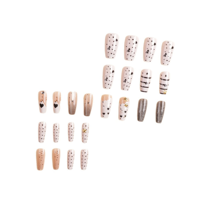 Rhinestone-Embellished Press-On Nail Set Stornfield