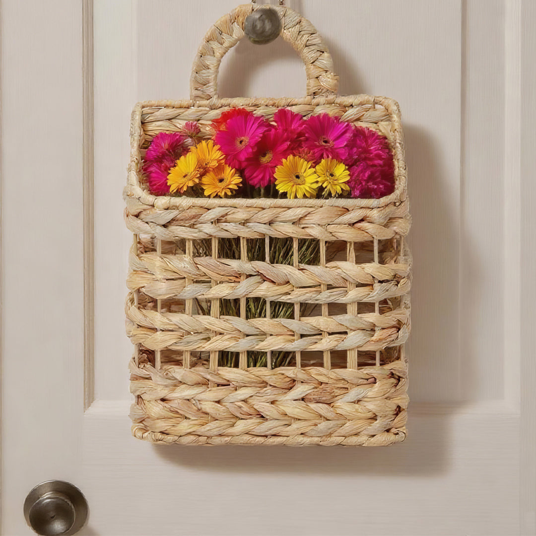 Decorative Woven Wall Flower Holder Stornfield