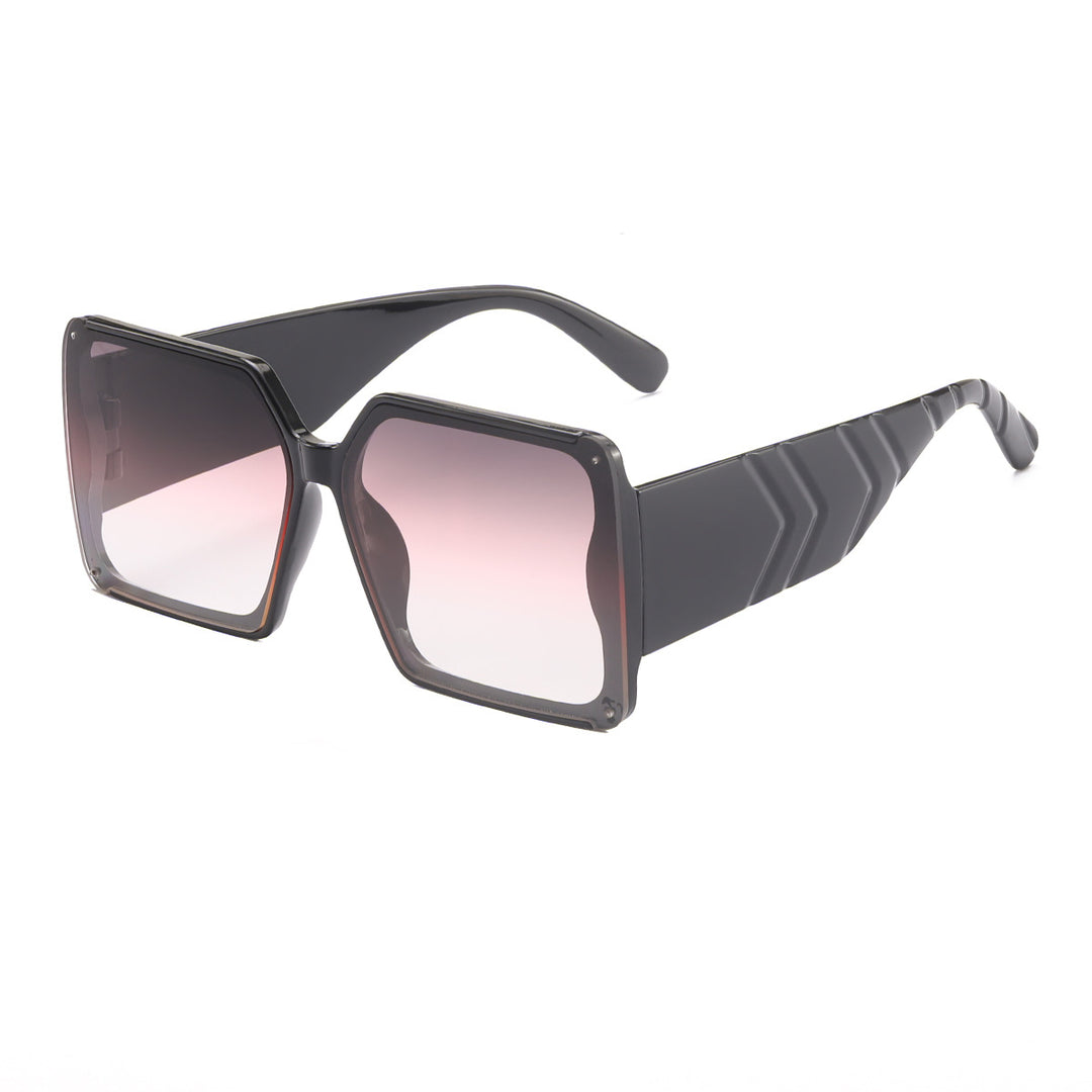 Women oversized sunglasses in trendy leopard print Stornfield