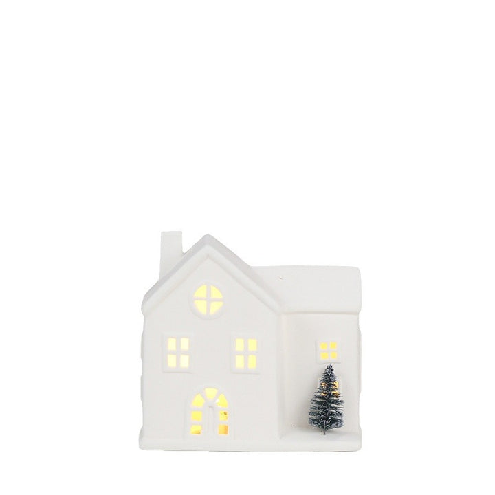 Decorative Ceramic House Lantern Stornfeild