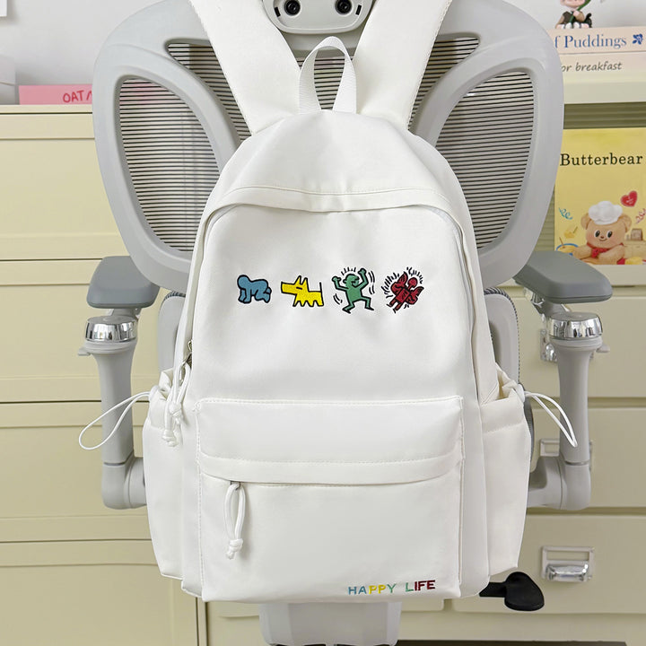 Artistic Embroidered Casual Backpack Stornfield