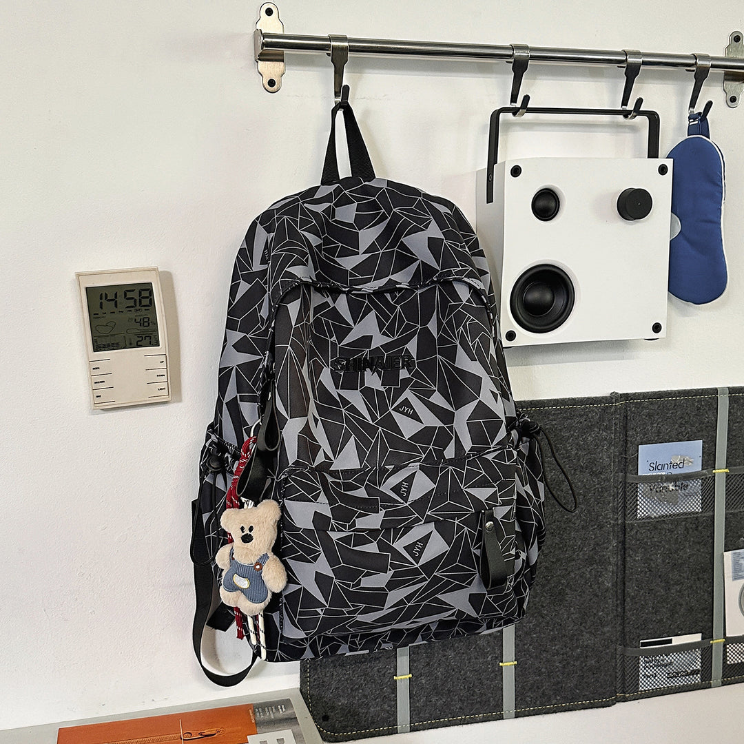 Geometric Pattern Casual Backpack Stornfield