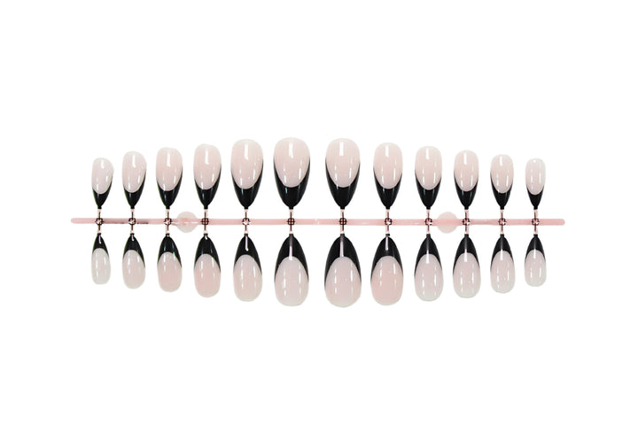 Nail Art Set with elegant French tips Stornfield