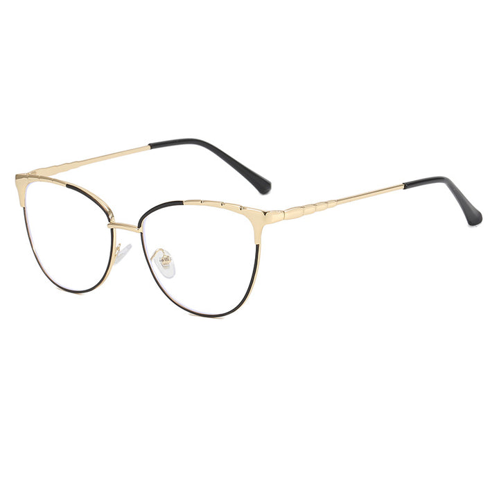 Ladies Cat-Eye Glasses with Fine Metal Accents Stornfield