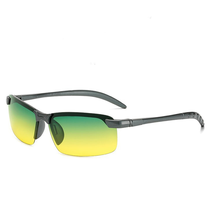 Men's sporty sunglasses with polarized lenses and flexible frame Stornfield