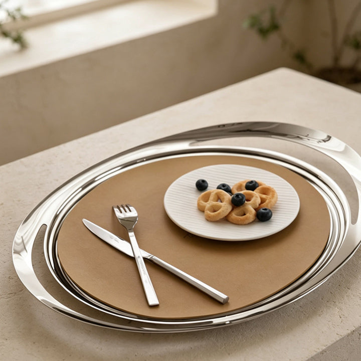 Elegant Round Serving Tray