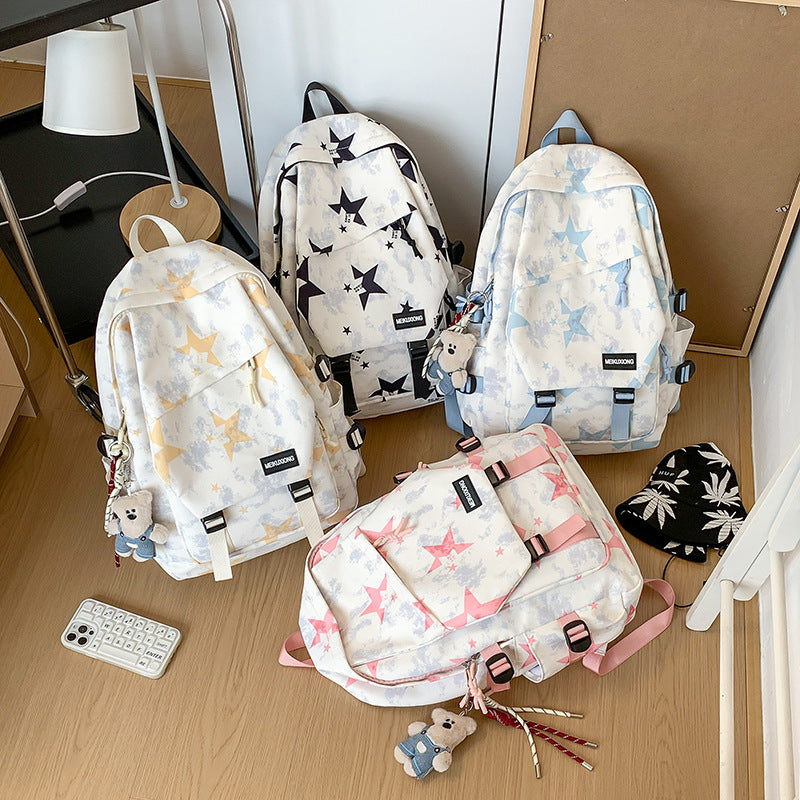 Fun Star-Patterned Backpack Stornfield