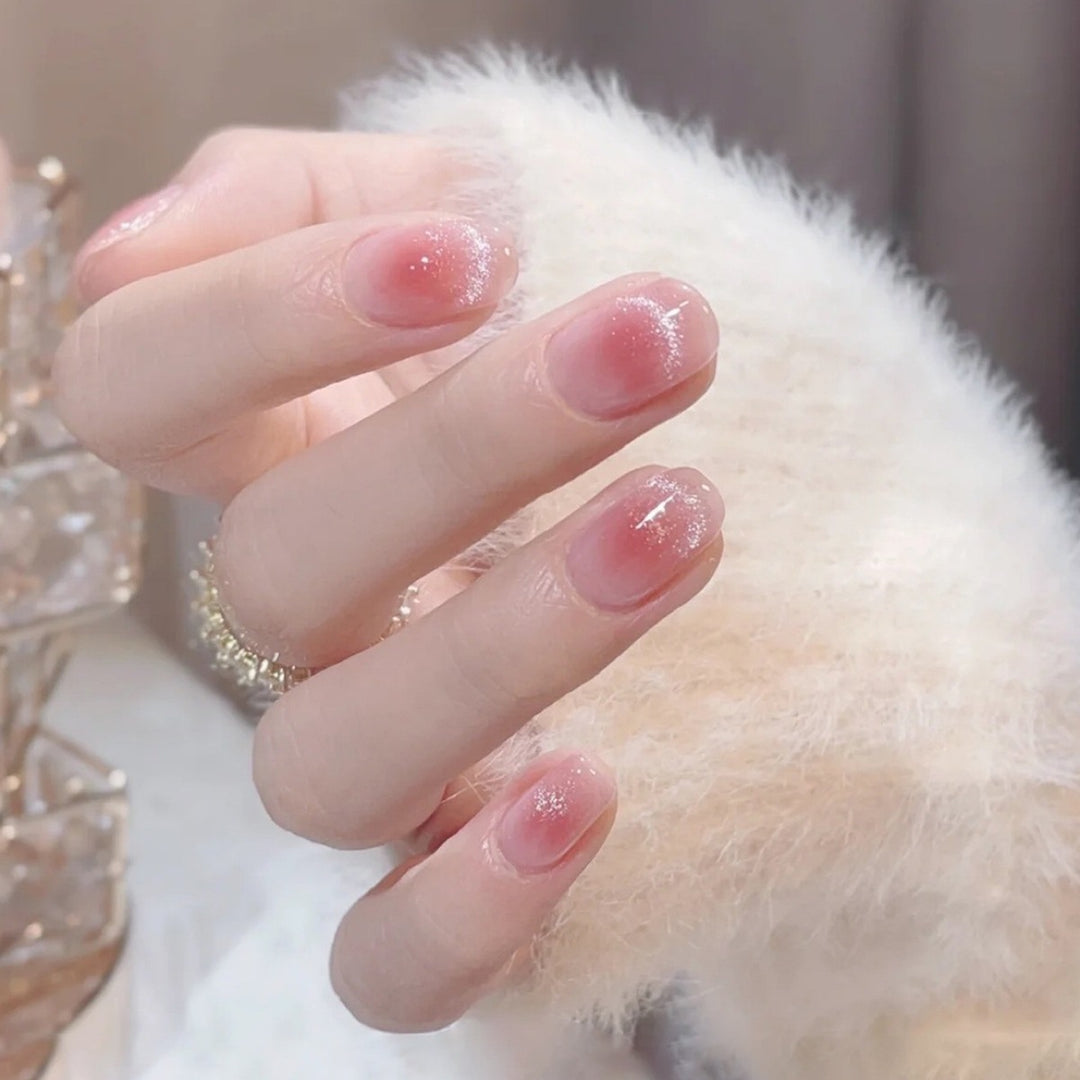 Glamorous artificial nail set with glitter and glamour accents Stornfield