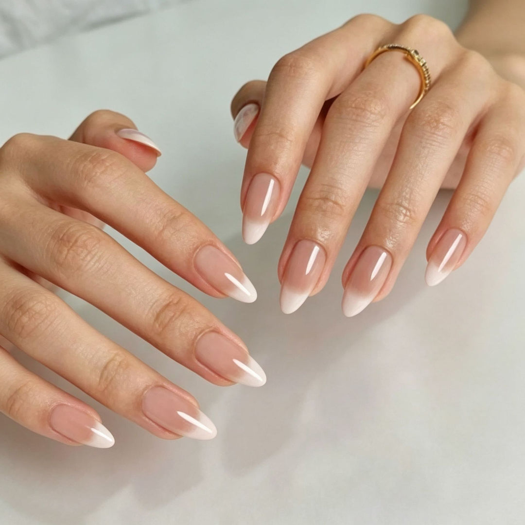 Long Almond Press-On Nail Tips Stornfield