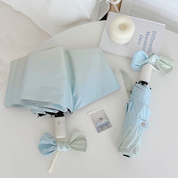 Women's Folding Travel Umbrella with Practical Storage System Stornfield