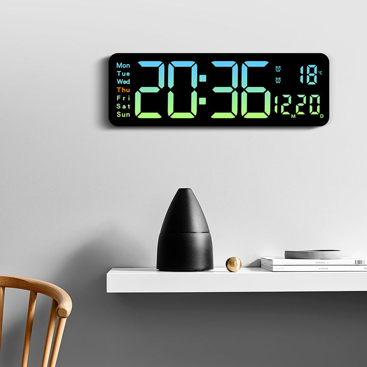 Funk alarm clock with large LED display and temperature display Stornfield