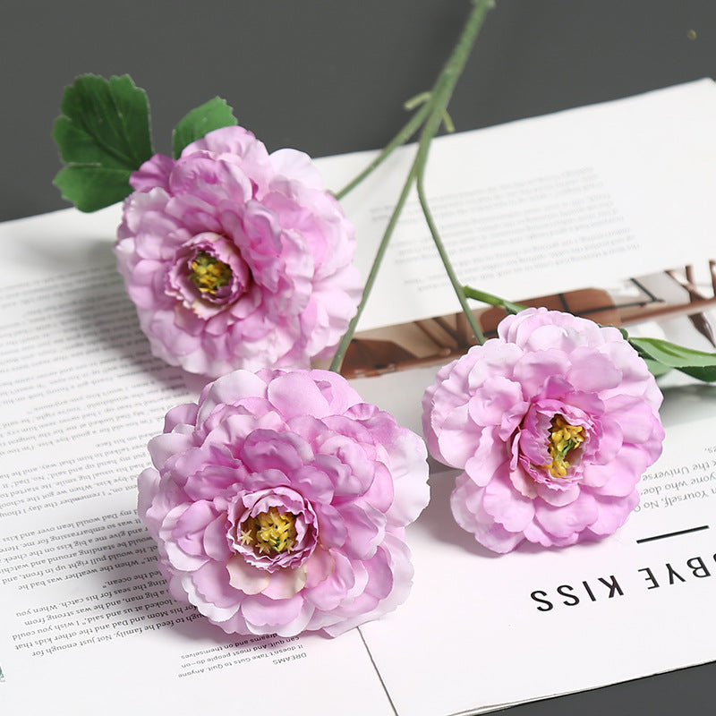 Decorative Silk Flower for Home Decor Display
