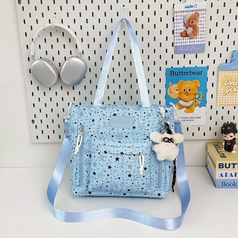 Lightweight Star-Patterned Backpack Stornfield
