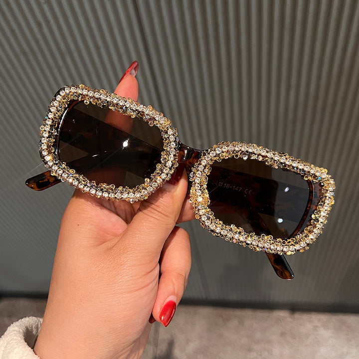 Women's sunglasses with luxurious crystal frame Stornfield
