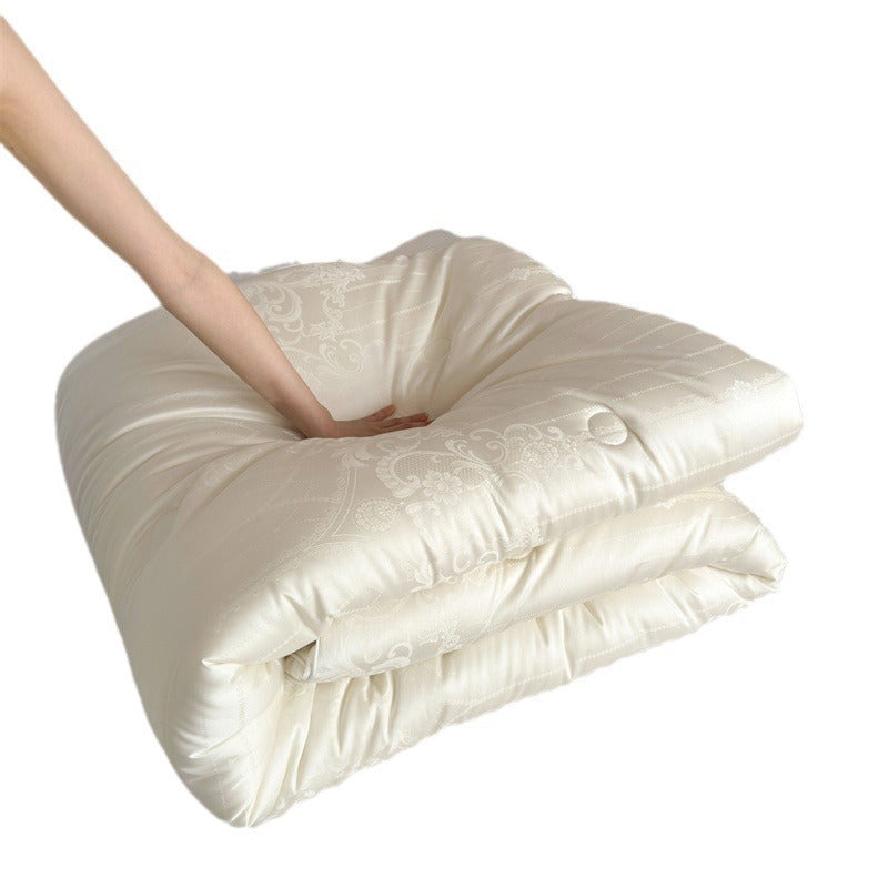 Luxury Button-Tufted Jacquard Hypoallergenic Duvet Insert