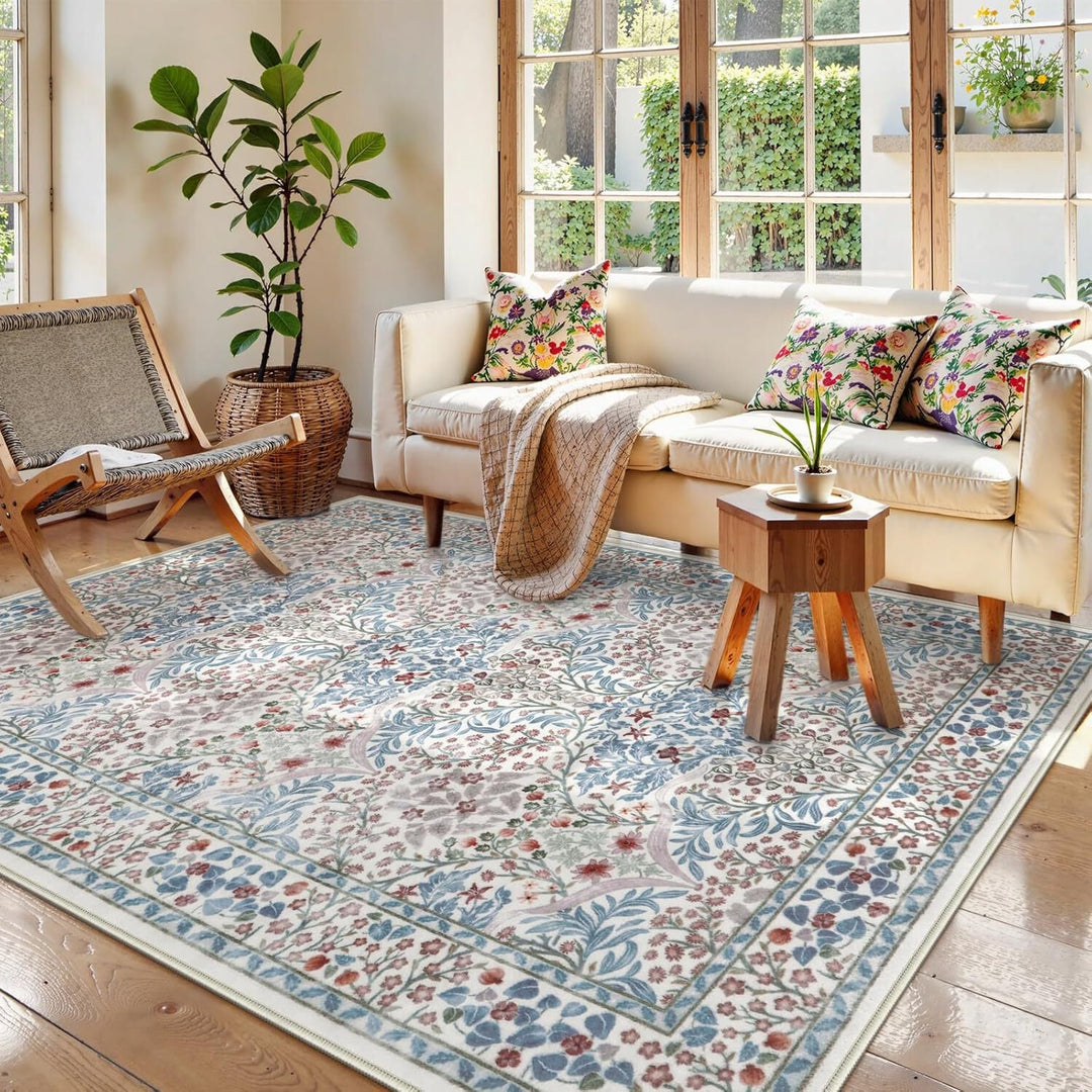 Floral Botanical Area Rug Stornfield